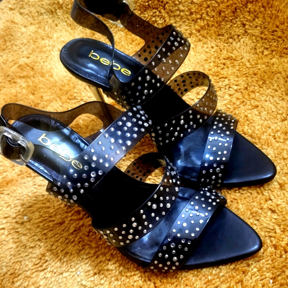 Bebe open toe heels - Picture 2 of 4